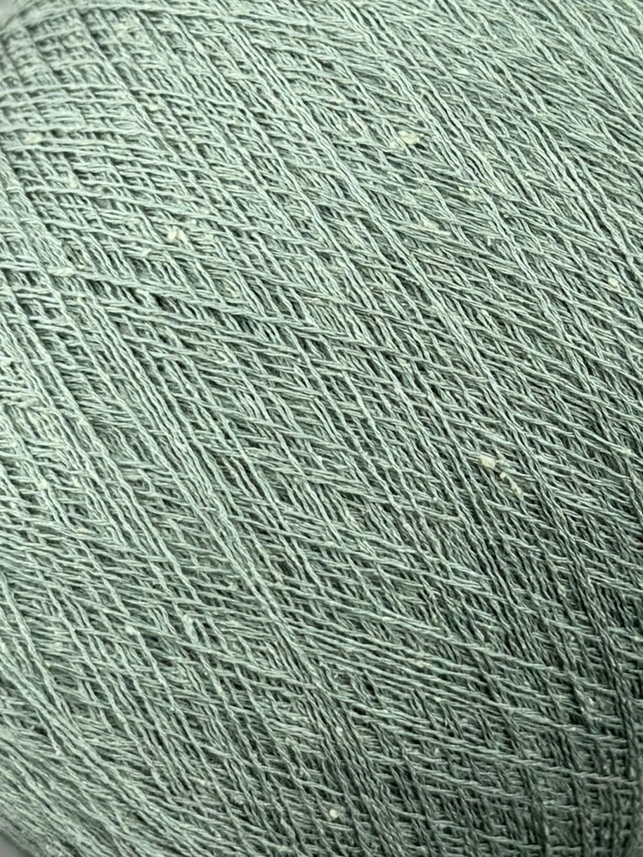 Toscano S.r.L. Art. Spezz 852 Nm 2/34 – Garn aus Seide, Baumwolle und Viskose col. 4301 Salbeigrün